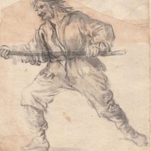 Hombre con palo. Goya