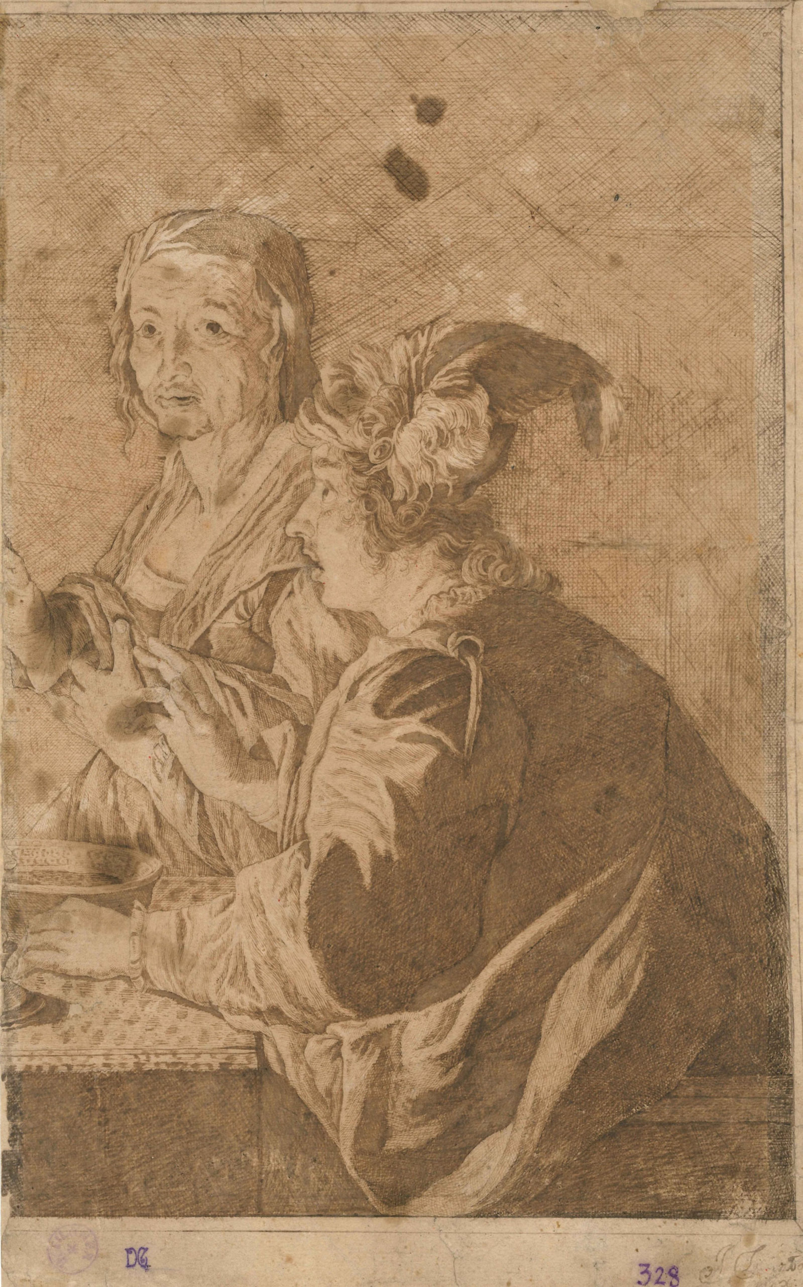 Jacopo Robusti, il Tintoretto - Esaú Rebeca Artfecit pintura y dibujo